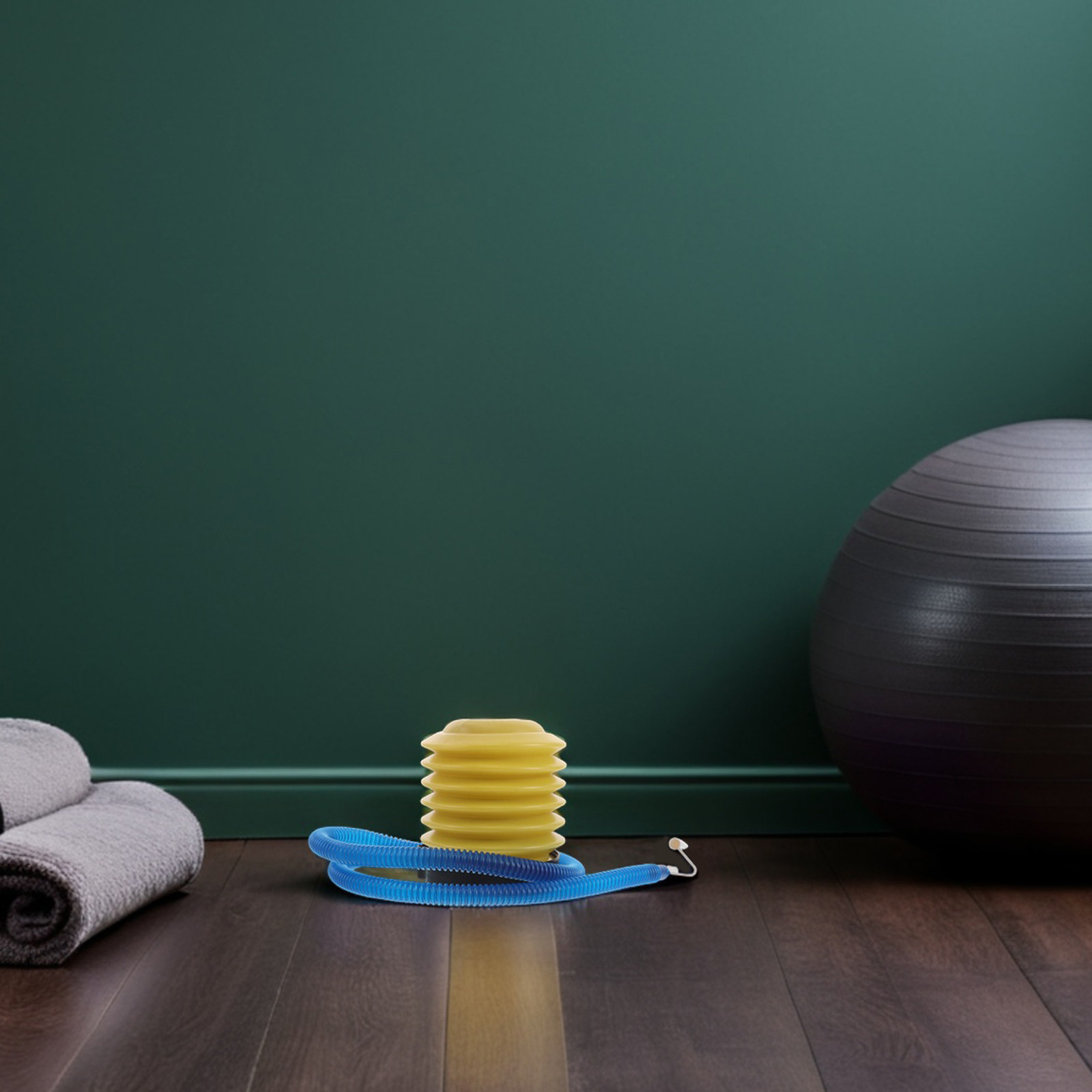 Pilates Yoga Origin - Zestaw: Pompka do piłek do jogi,