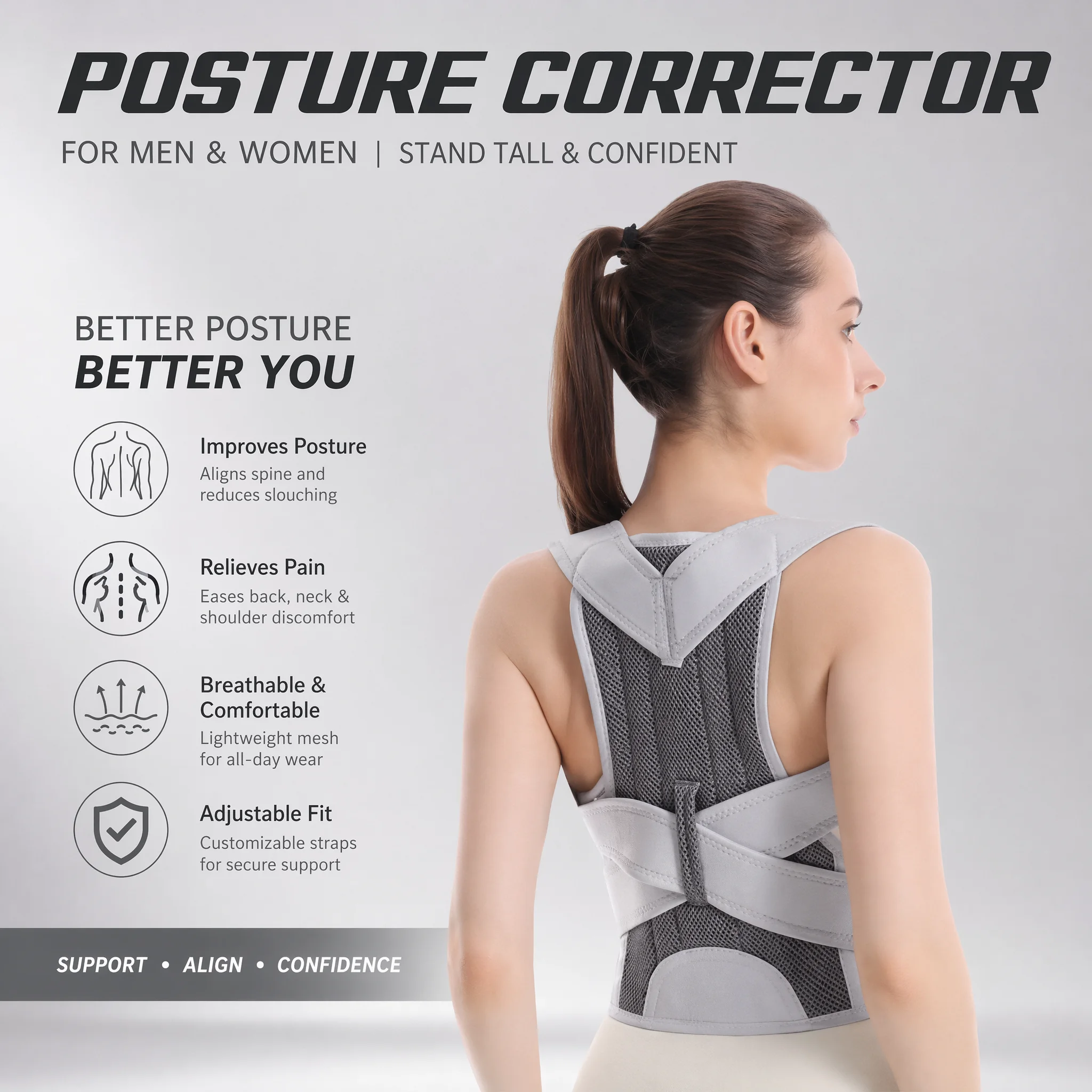 Posture Pole Corrector - Nowy Model Ortezy na Garbienie z