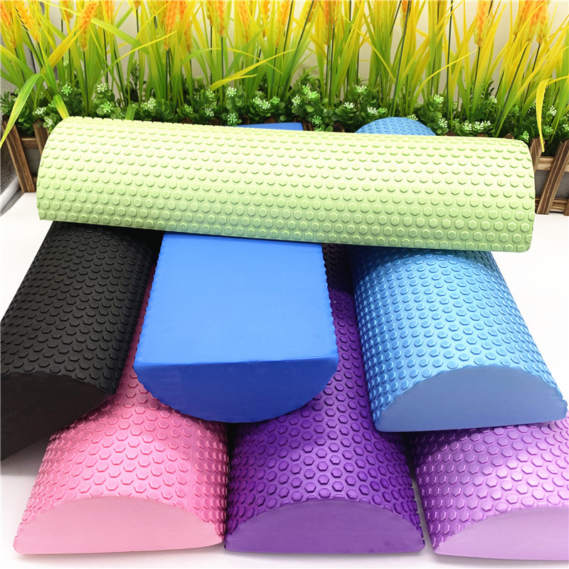Pilates Yoga Block - 30/45cm Półokrągły wałek piankowy do masażu