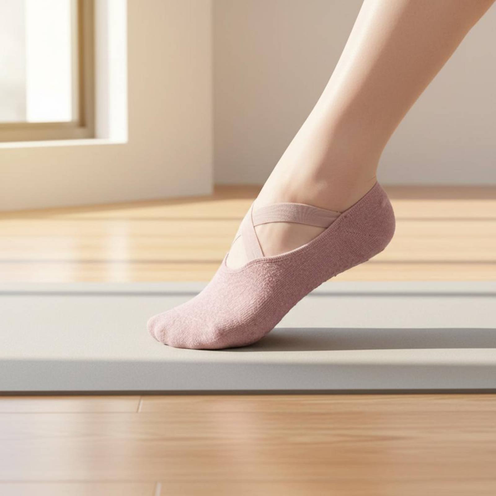 Pilates Yoga Studio - Antypoślizgowe skarpety fitness, oddychające, antypoślizgowe skarpety