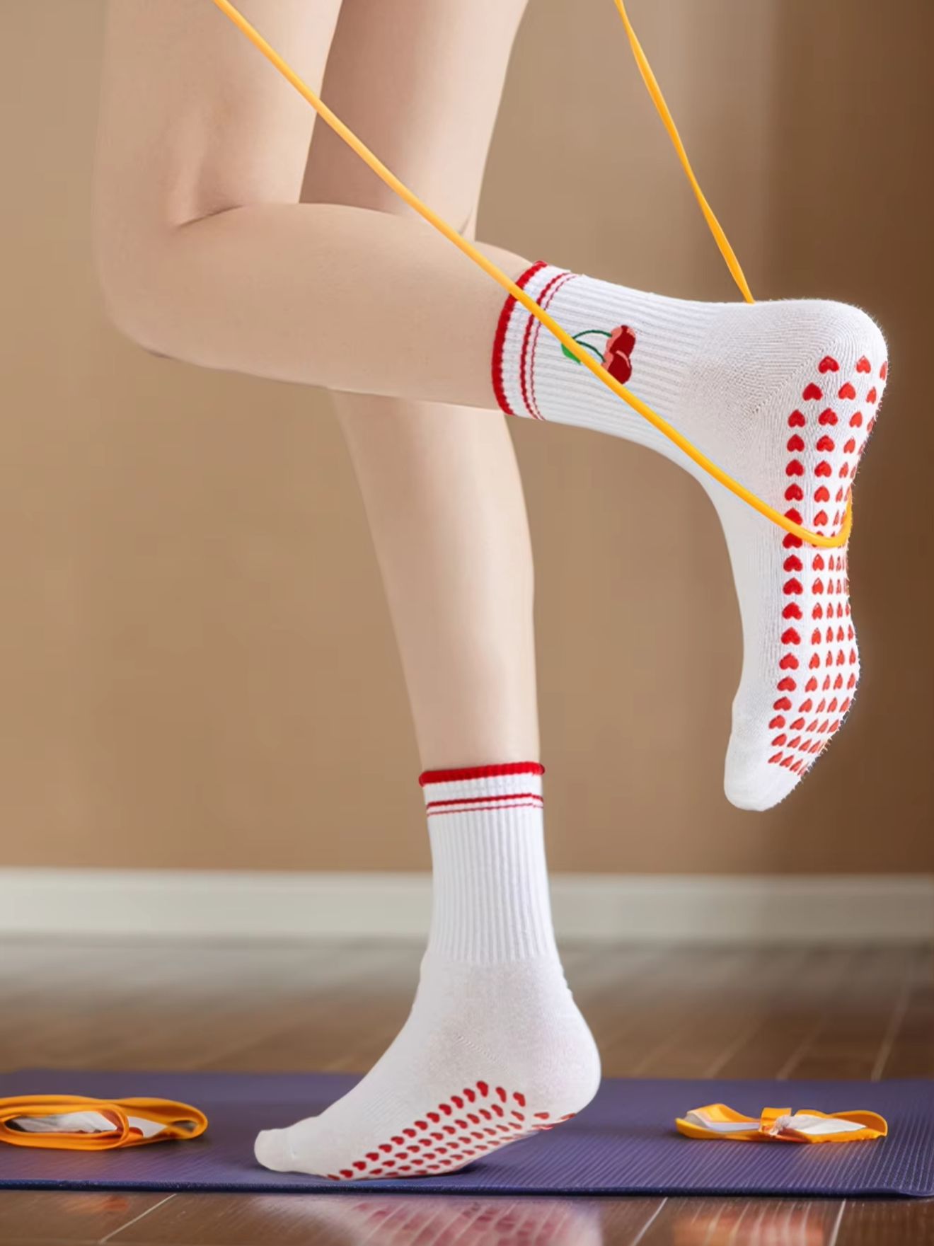 Pilates Yoga Origin - 1 para profesjonalnych skarpet do jogi,