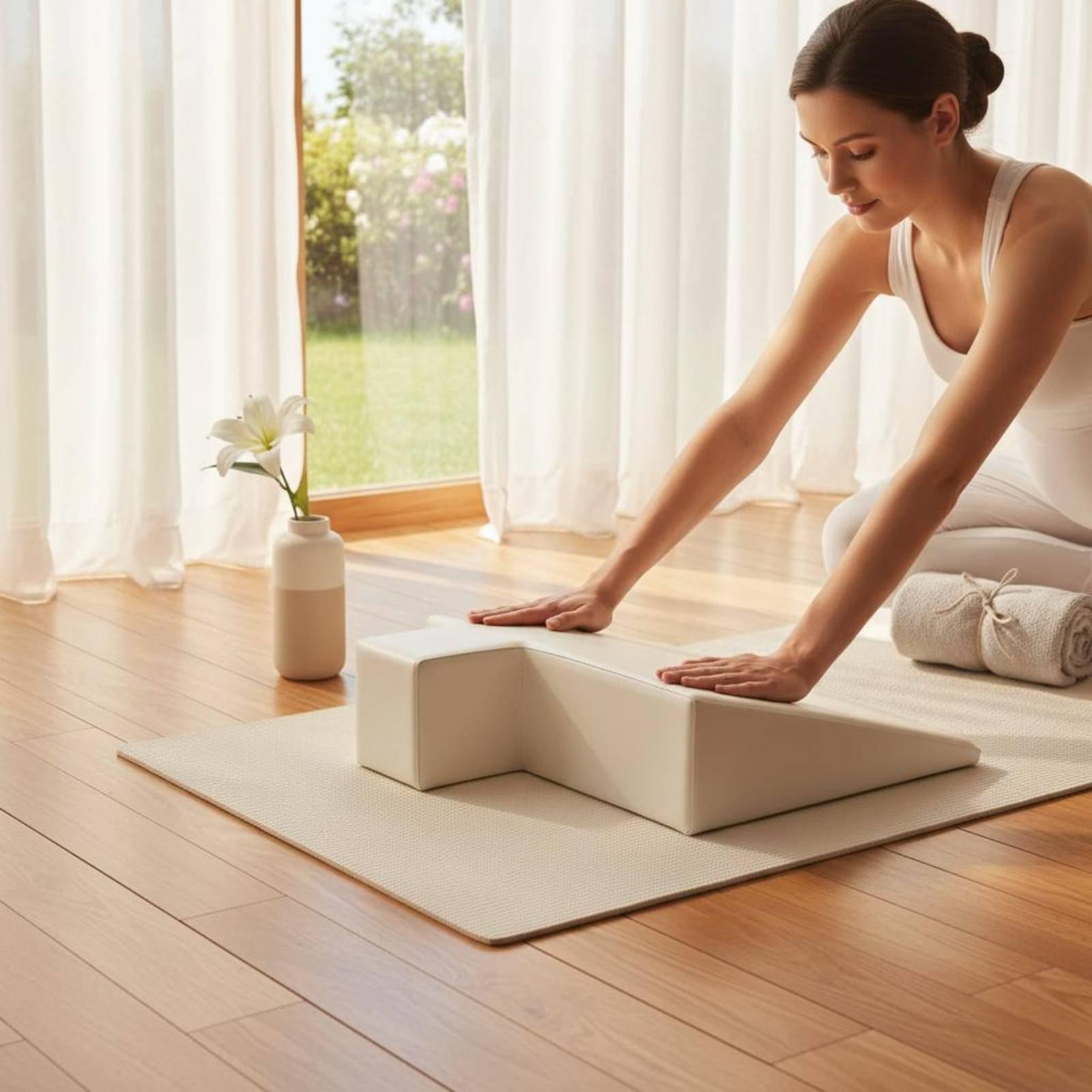 Pilates & Yoga Unleashed Studio Tuckahoe - Poduszka podpierająca ciążę z gęstej pianki,