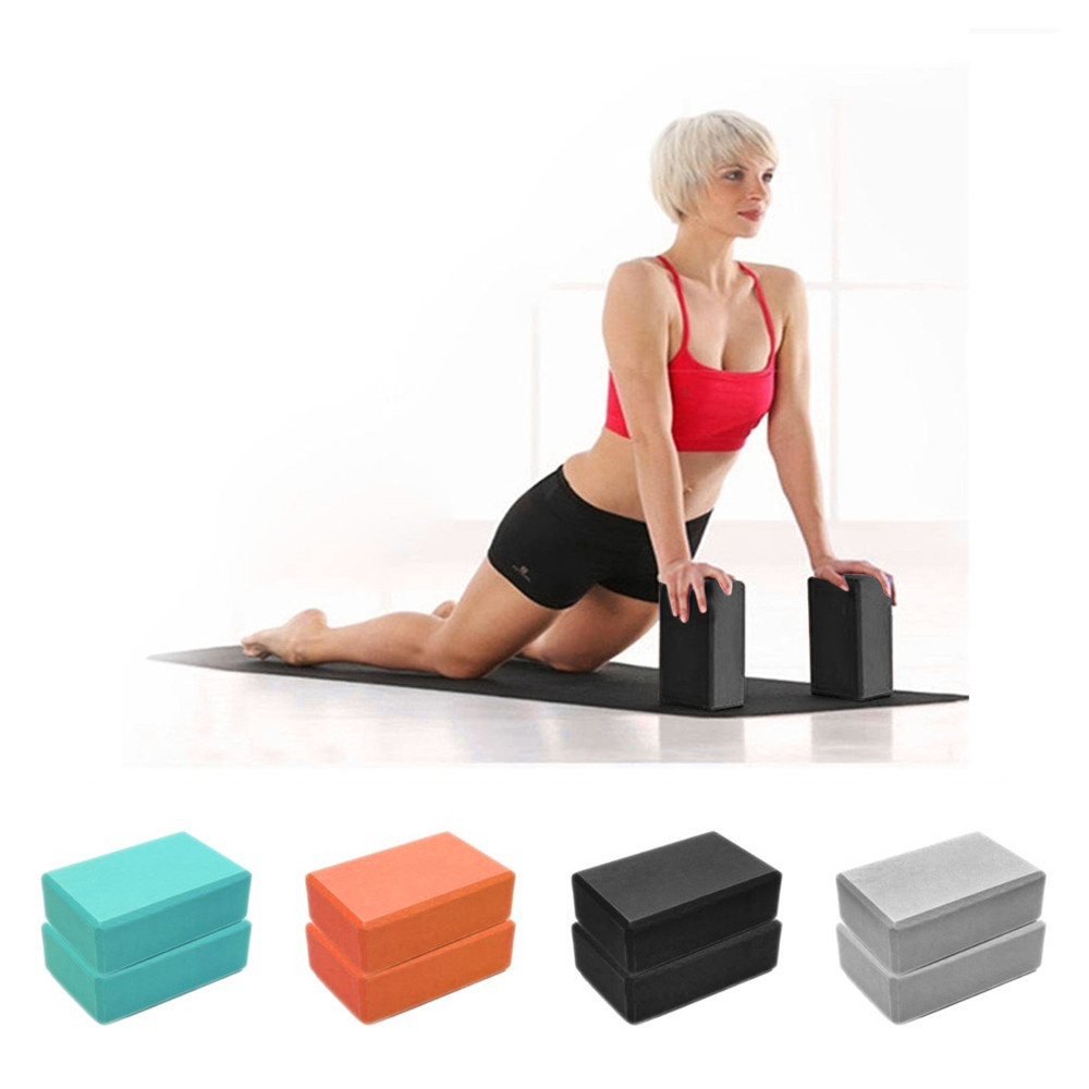 Pilates Yoga Block - Kolorowy blok do jogi EVA cegła