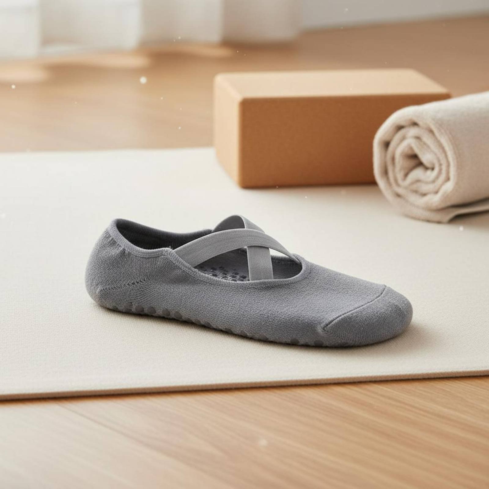 Antypoślizgowe skarpety fitnes – Pilates Yoga Studio recenzja i cena