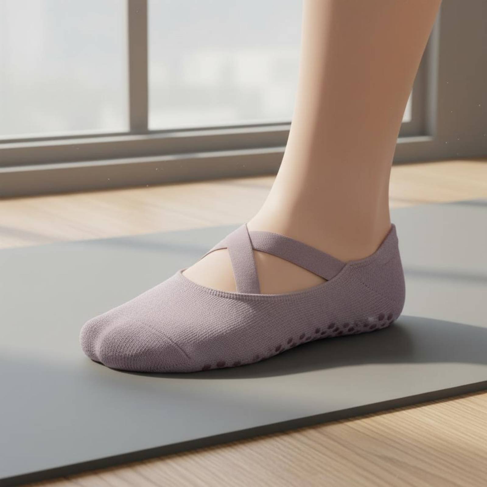 Antypoślizgowe skarpety fitnes – Pilates Yoga Studio recenzja i cena