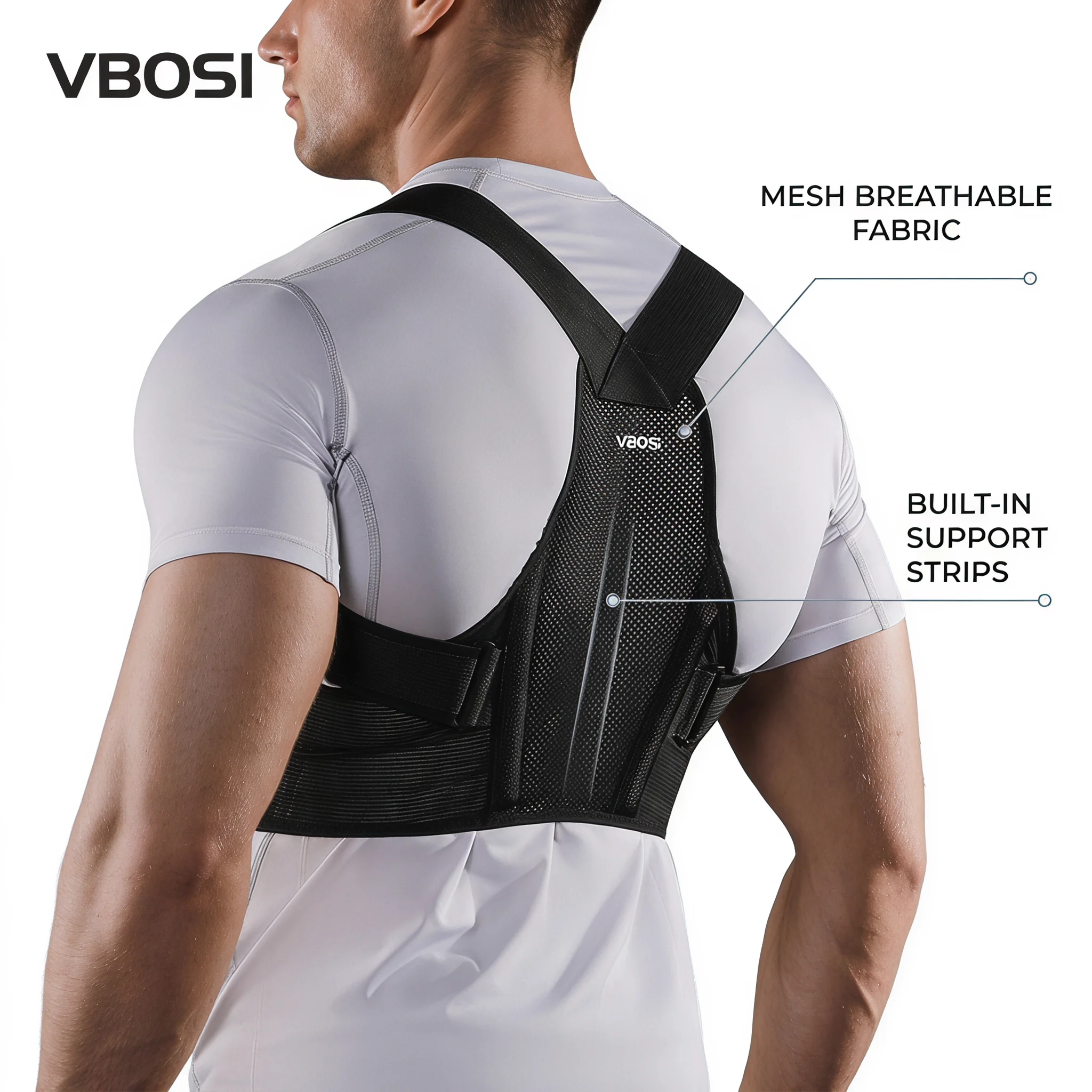 Regulowany korektor postawy VB – Posture Pole Corrector recenzja i cena
